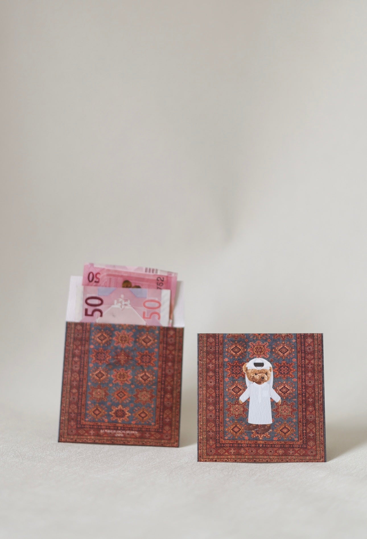 Eid Envelopes Qatari Bear (boy)